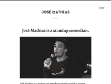 Tablet Screenshot of josemathias.com